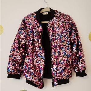 ZARA GIRLS sequined jacket